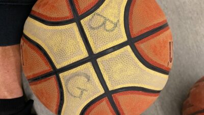 Der BG Ball. Spielgerät der Basketballer von der U10 bis zu den Senioren Ü55.